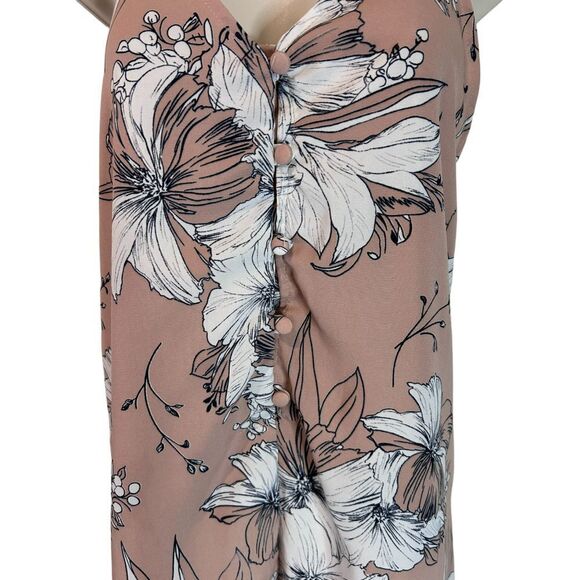 Audrey 3+1 Floral Print Romper Spaghetti Strap‎ V-Neck Summer Playsuit M - Picture 3 of 13